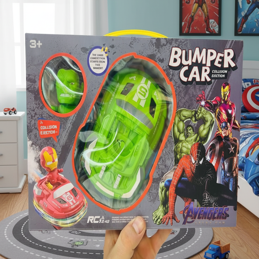 Avengers Superhero Ride-On Bumper Car for 2 Player