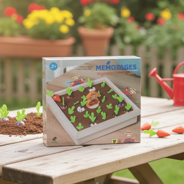 Wooden Vegetable Harvest Learning Game (YT-3688)