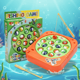 Battery-Operated Rotating Fishing Game Toy for Kids & Toddlers ( 15 Fish | AA8249)