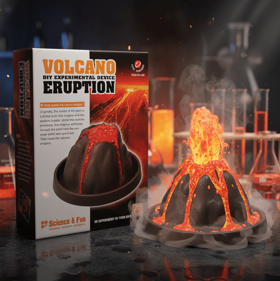 DIY Volcano Eruption Science Kit for Kids - Toynix