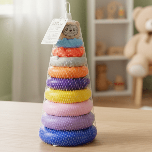 Rainbow Hand Eye Coordination Rings for Kids