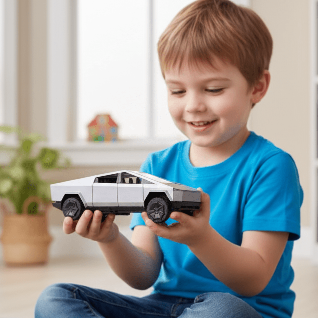 Cybertruck Diecast Car Toy Collection for Kids - 1 Pc (Random Color)
