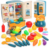Multifunctional Kids Refrigerator Toy with Ice Dispenser (G227A)