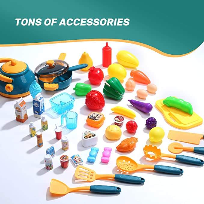 Multifunctional Kids Refrigerator Toy with Ice Dispenser (G227A)