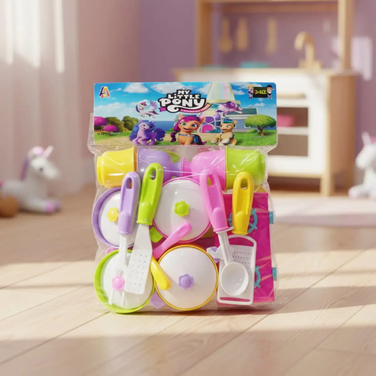 Happy Cooking Kitchen Set Toy For Kids (Random | 2317AB)