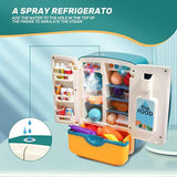 Multifunctional Kids Refrigerator Toy with Ice Dispenser (G227A)
