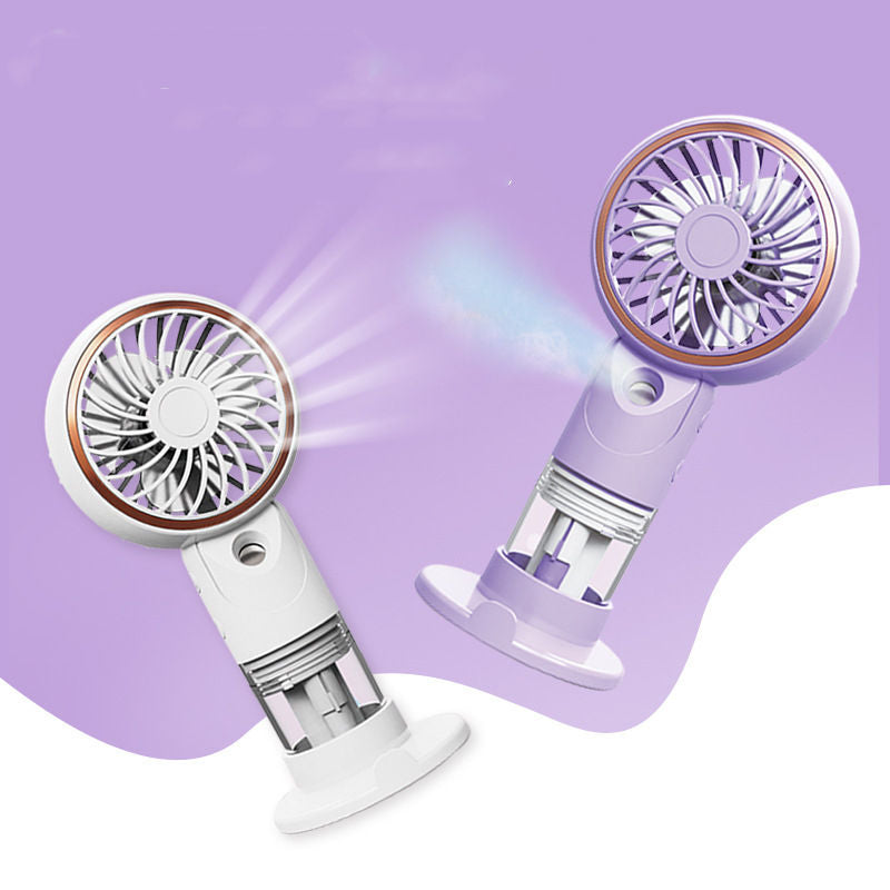 Portable Mini Rechargeable Fan with Water Spray (SD-23B)