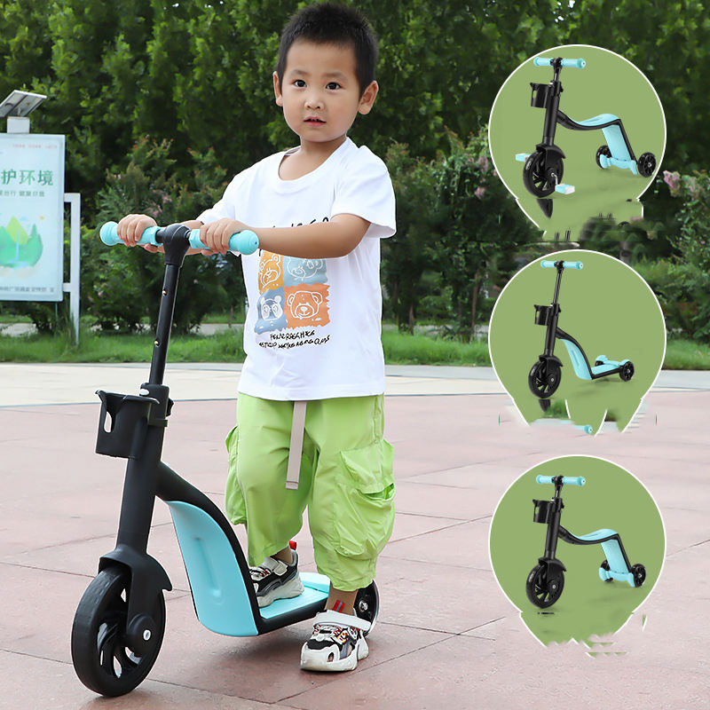 2 in 1 Kids Tricycle Scooter Convertible Balance Bike (6688)