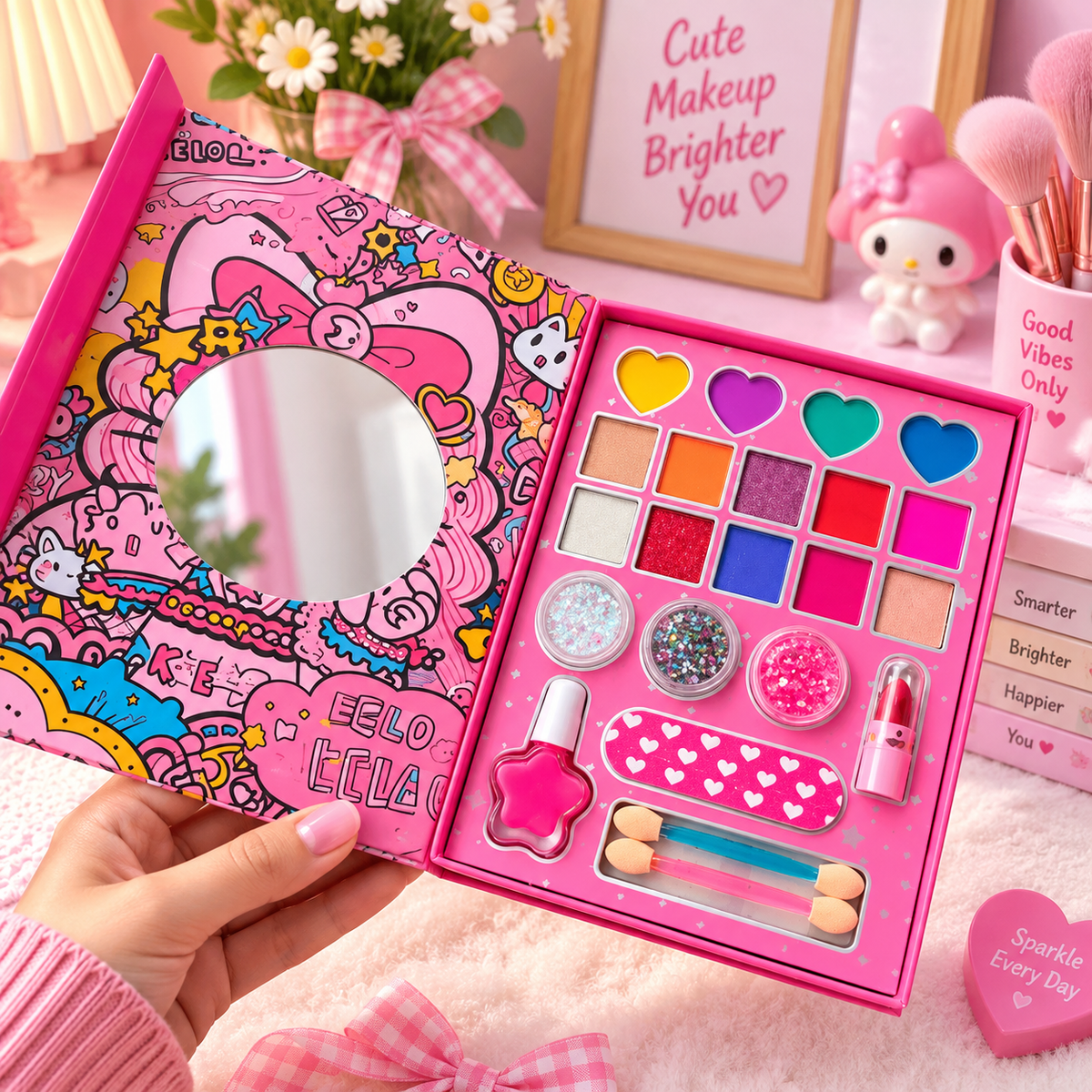 Hello Kitty Girls Makeup Set 22 Pcs (V6373)