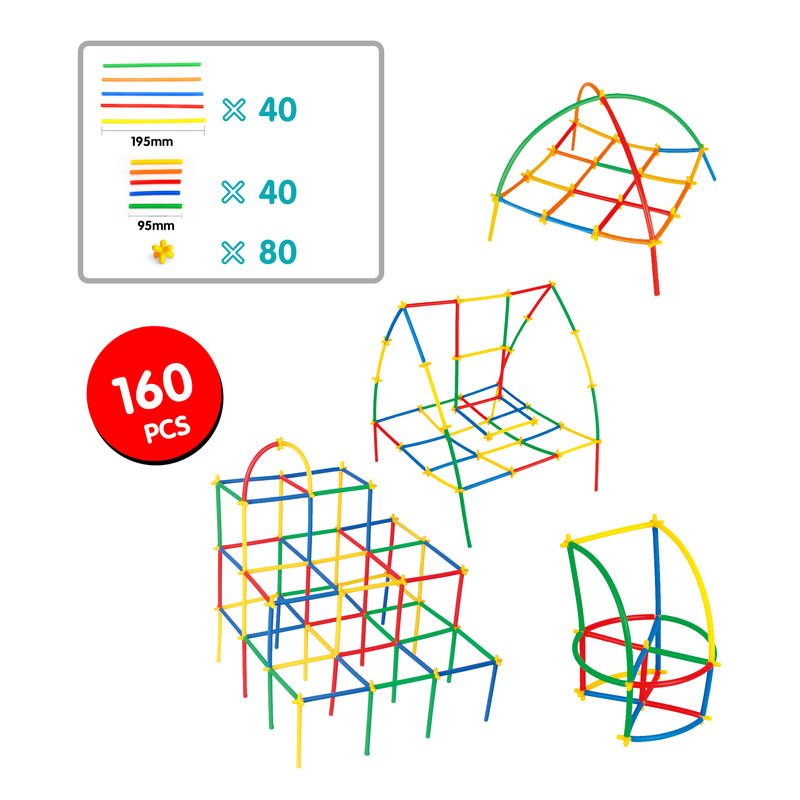 Super Bamboo Sticks, Building Block Sticks For Kids - Toynix