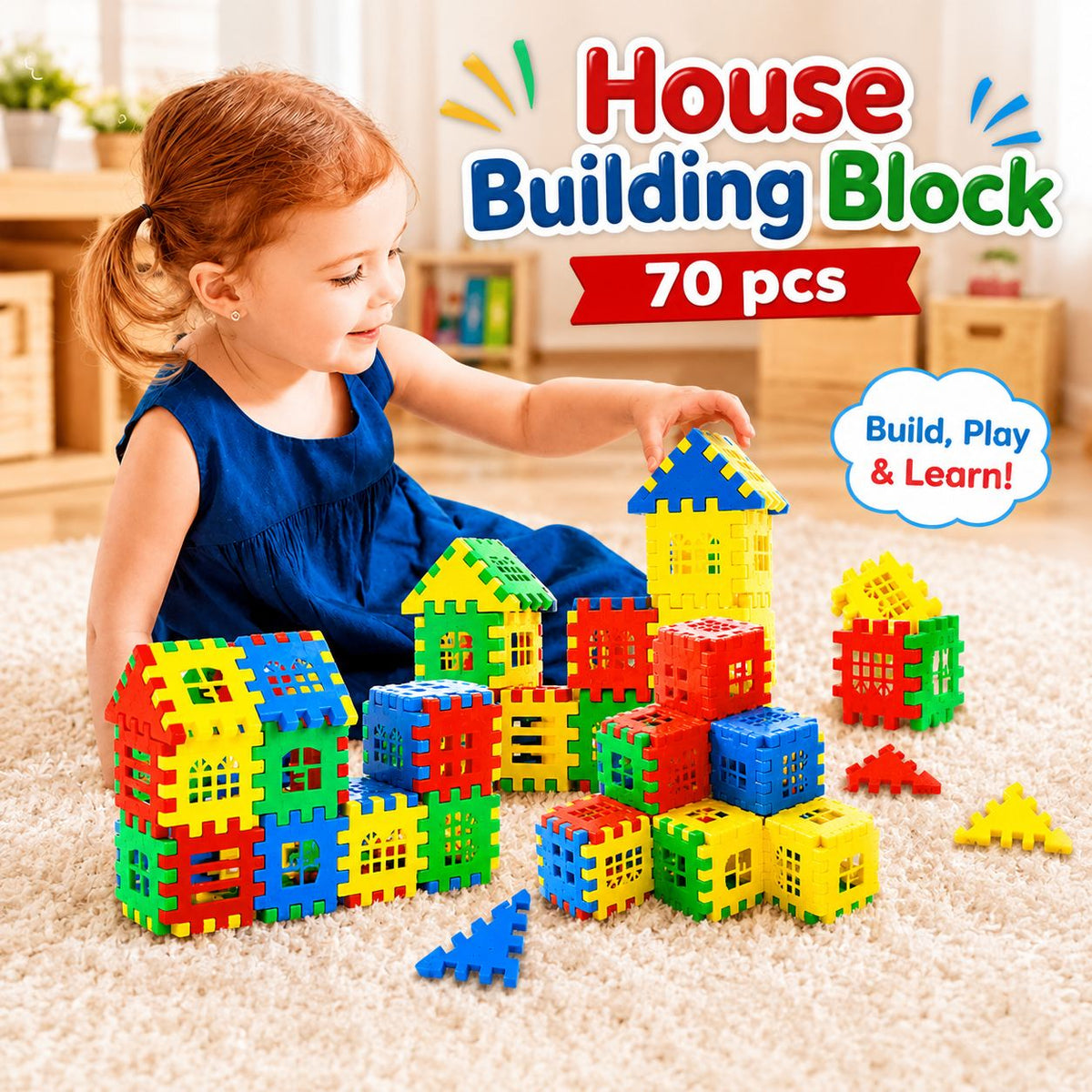 House Building Blocks For Kids