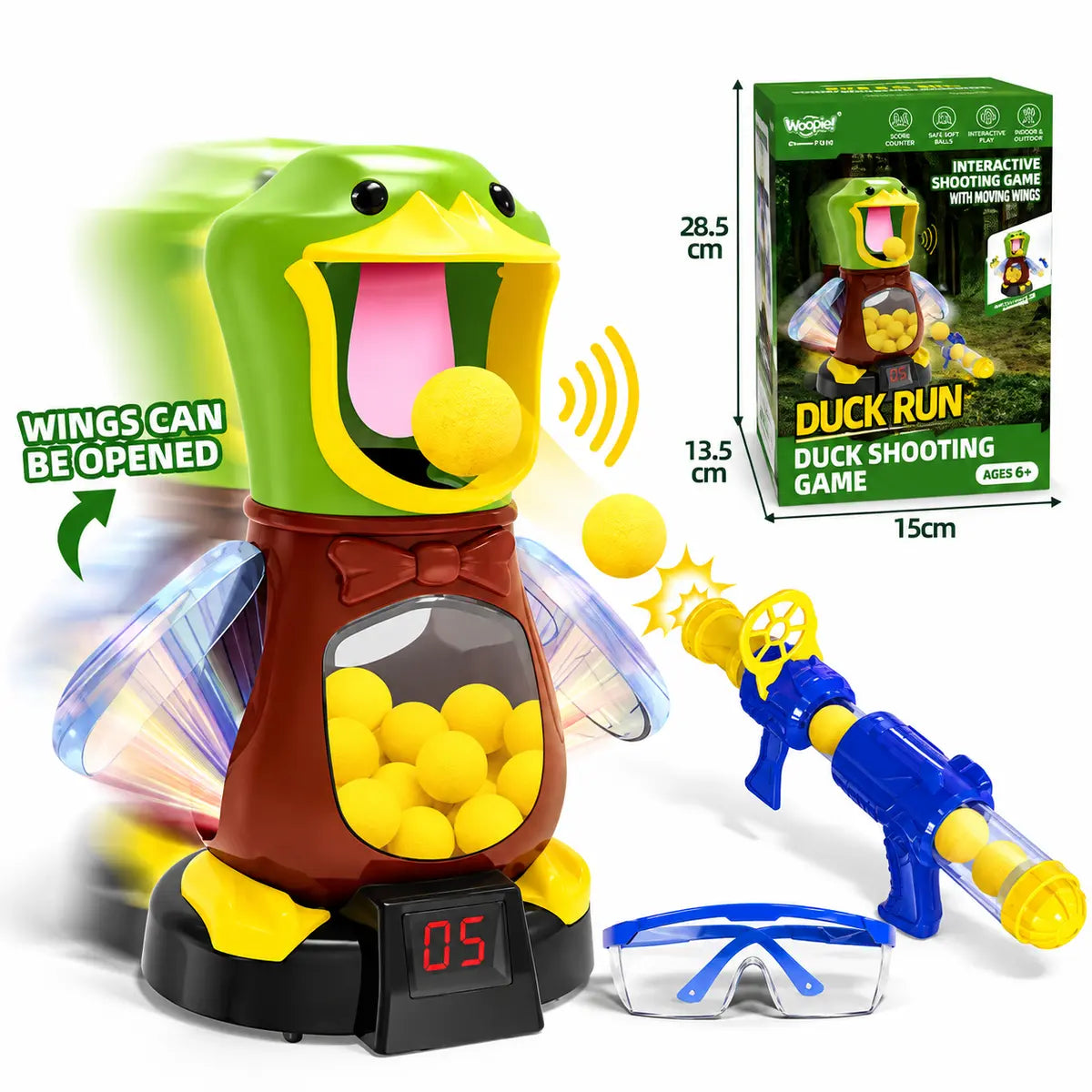 Hungry Duck Target Play Shooting Game Toy with Accessories (MG4025)