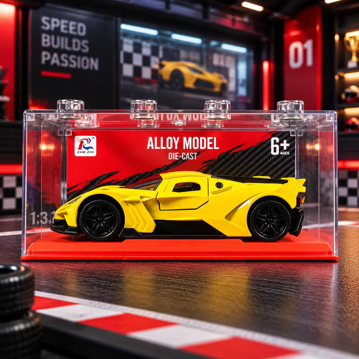 Hypercar Model Premium 1:36 Scale Die-Cast Metal Sports Car Random Color