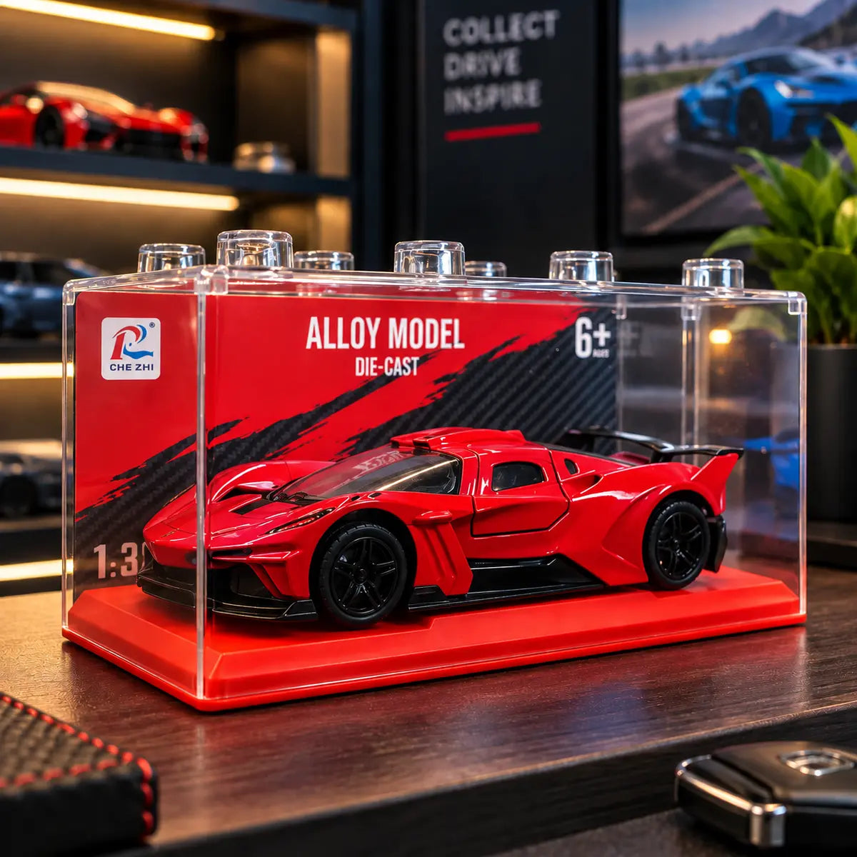 Hypercar Model Premium 1:36 Scale Diecast Car (Random Color | W36888)