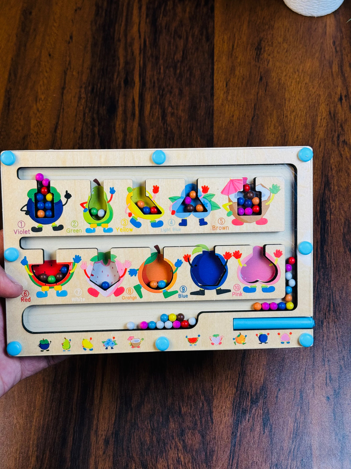 Wooden Magnetic Color Classification Maze (BTE-005C)