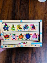 Wooden Magnetic Color Classification Maze (BTE-005C)