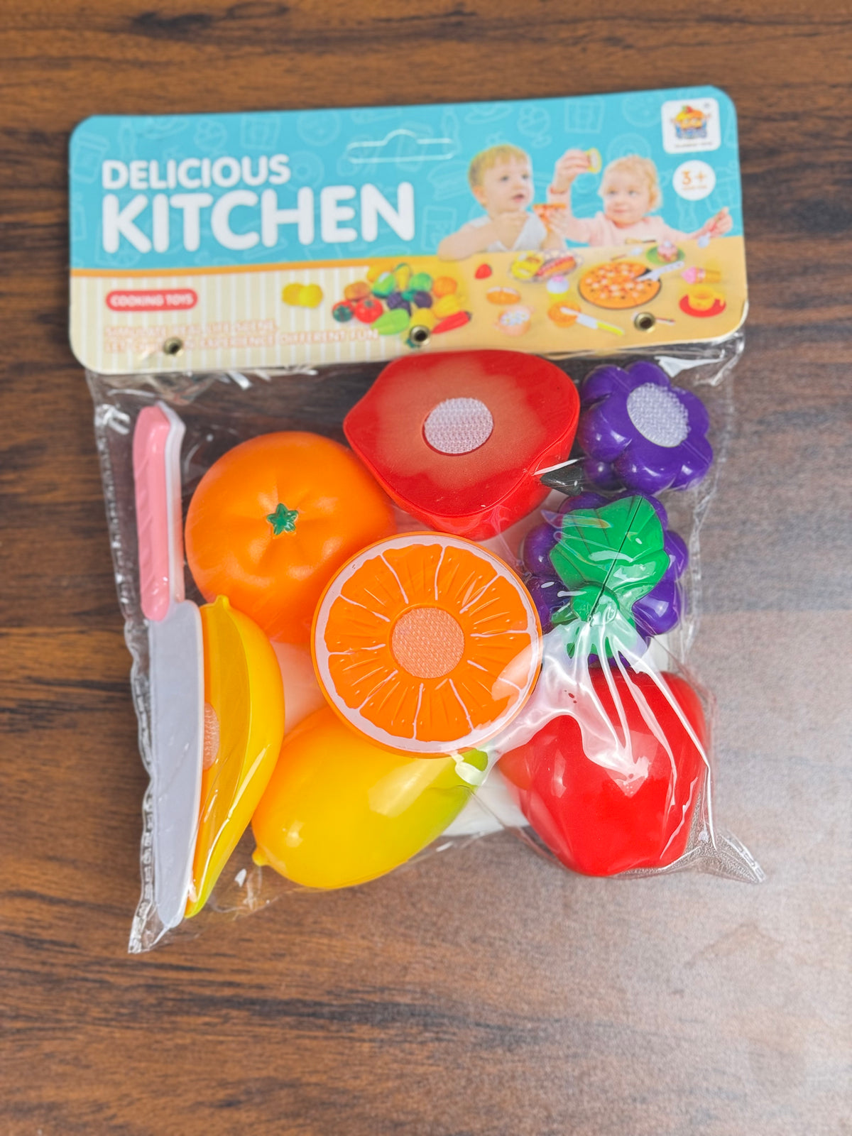 Food Cutting Play Set For Kids (Random Set | 1018-53)