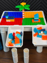 DIY Animal World Table Building Blocks For Kids - 102 Pcs