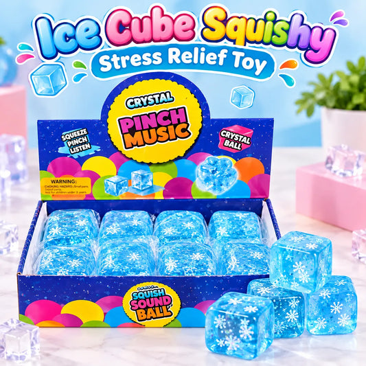 Ice Cube Squishy Stress Relief Toy for Kids