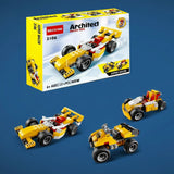 Architect Super Racer 3-in-1 Building Blocks Set – (121 Pieces | 3106)