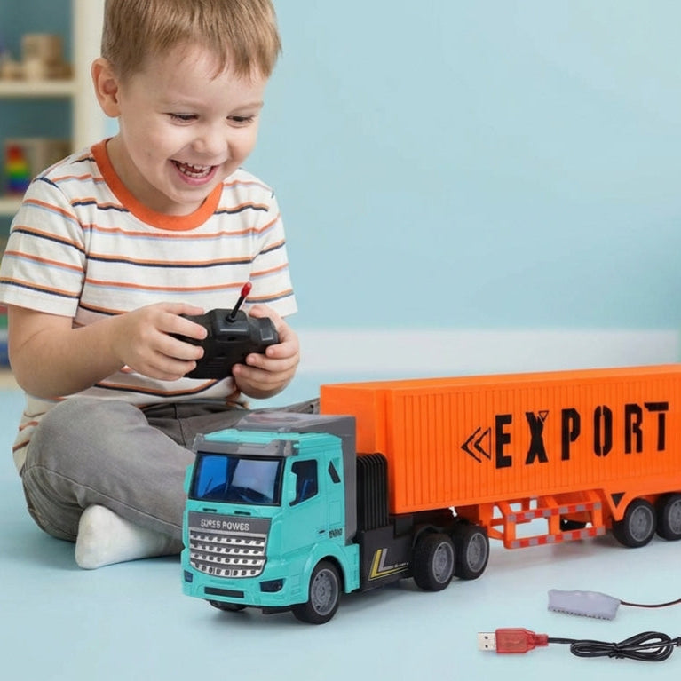 Remote Control Cargo Transport Truck Toy for Kids (QH200-6)