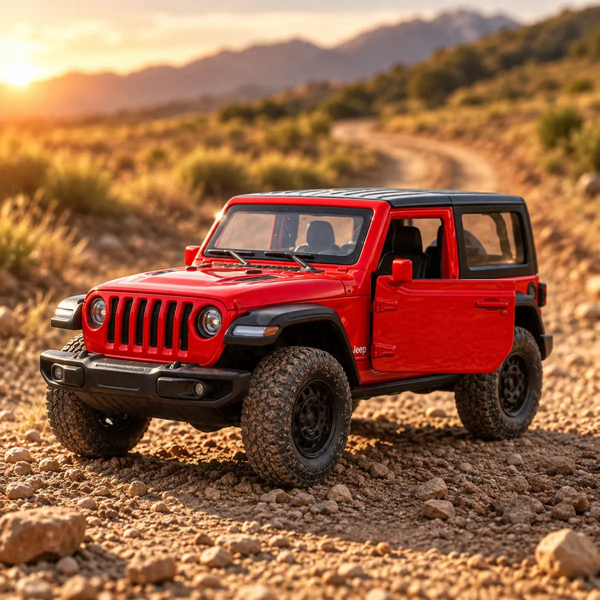 Jeep Wrangler Rubicon 1:36 Premium Die-Cast Miniature Car Random Color