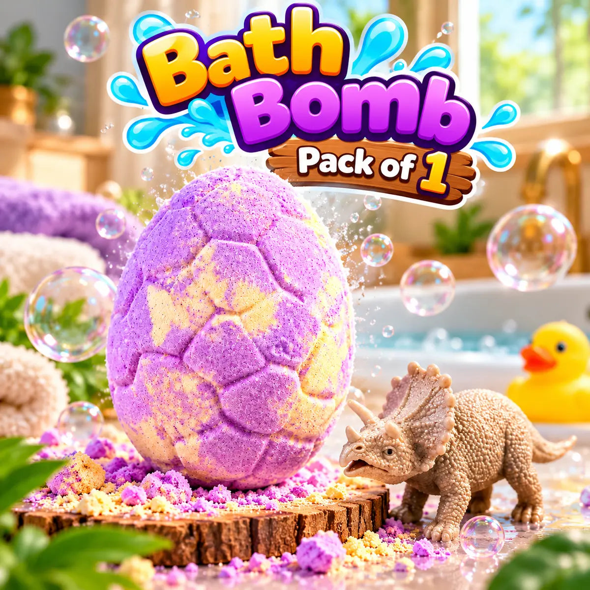 Kids Bath Bombs with Surprise Toys Inside (KL9006)