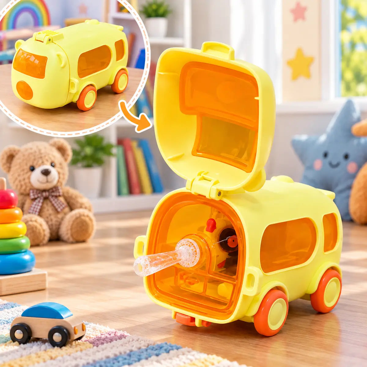 500ML bus shape water bottle for kids