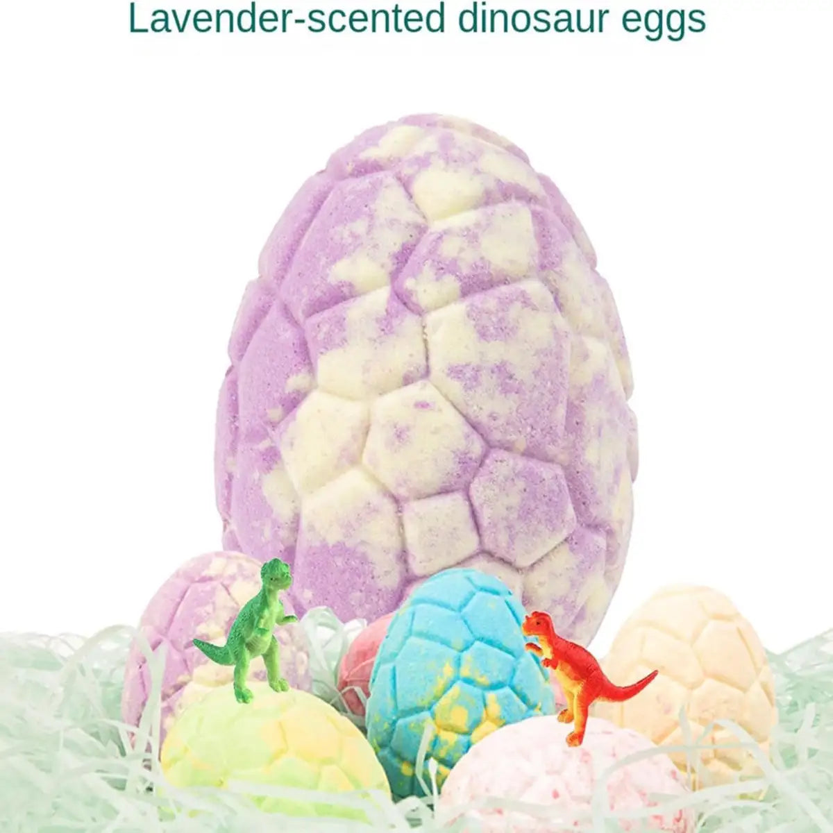 Kids Dino Egg Bath Bombs with Surprise Toys Inside  (KL9004)