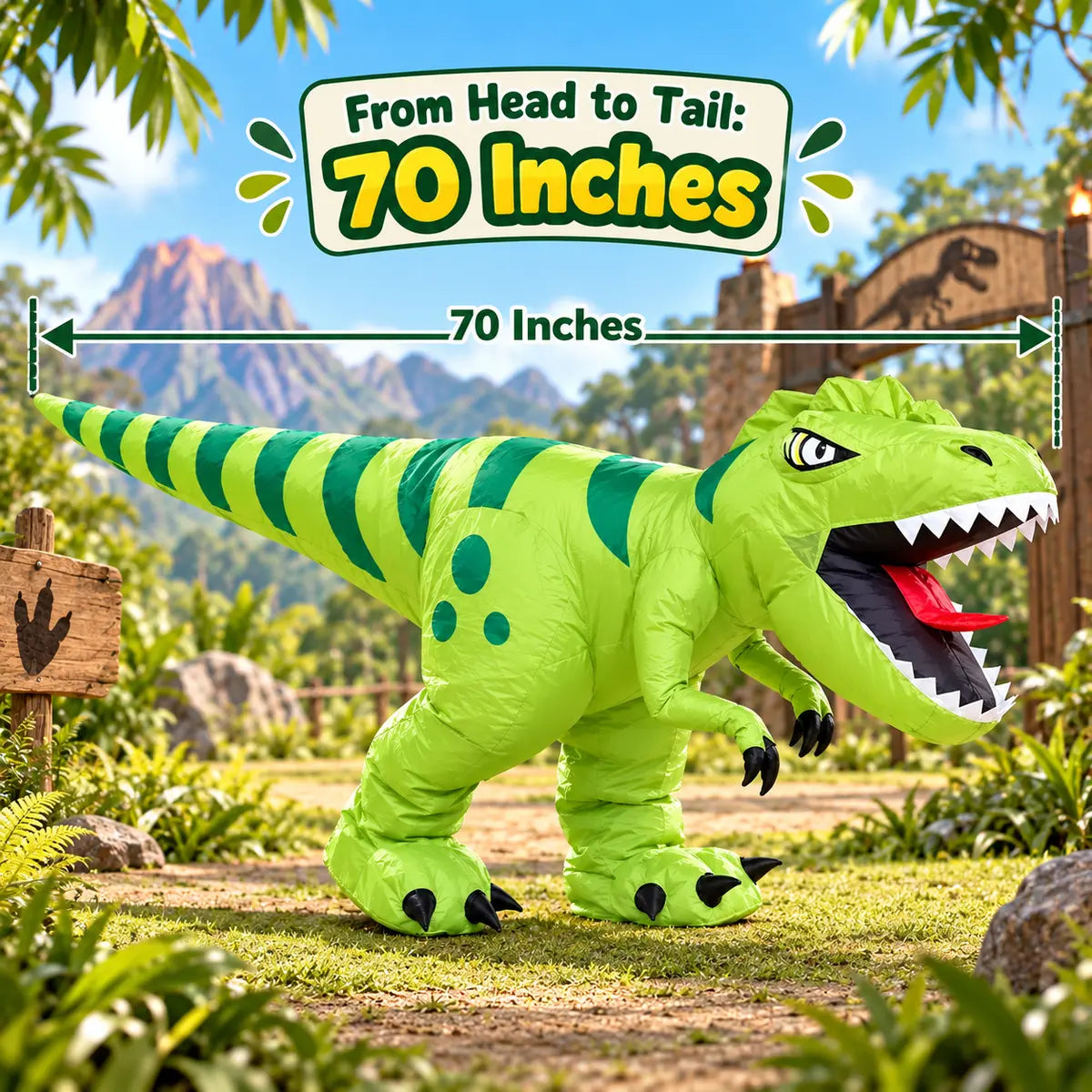 Kids Inflatable Dinosaur Costume (CQ0018)