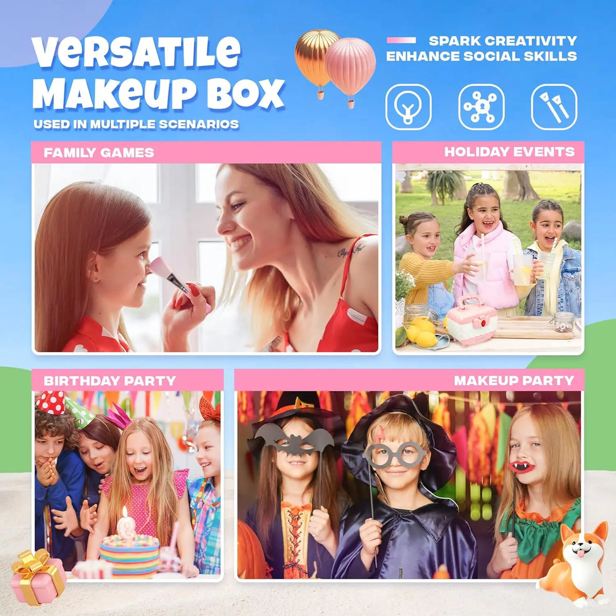 Kids Pretend Makeup Kit (41 Pcs | 1026-40)