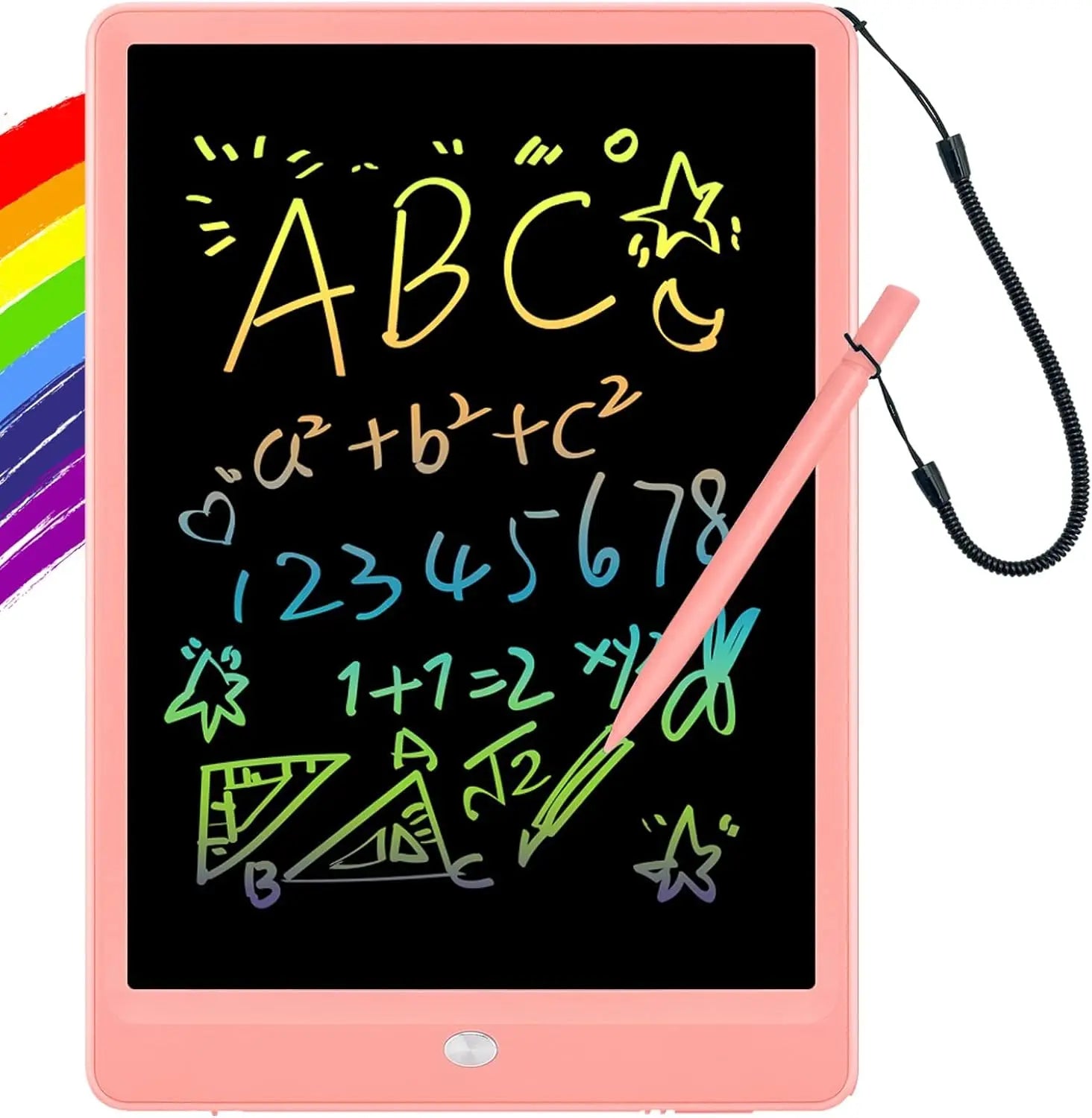 Fake Writing Screen LCD Multicolor Screen Writing Tablet Erasable Writing Board - Toynix
