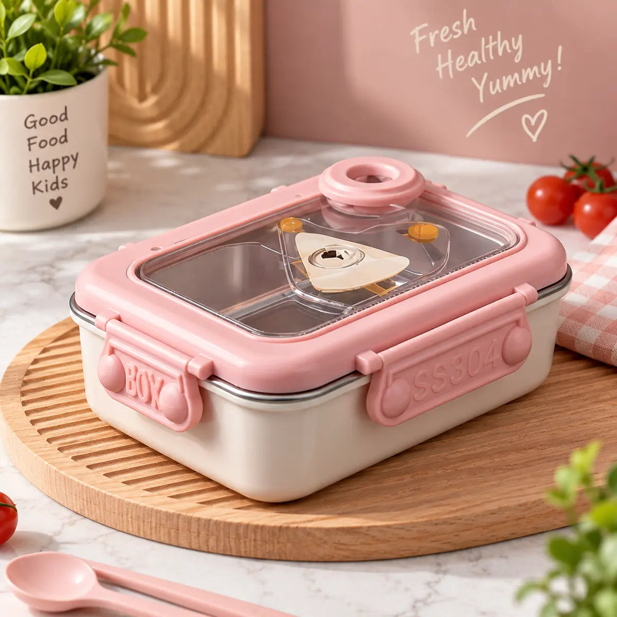 Leakproof Kids School Tiffin Box - Toynix.pk