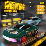 Lighting Mini Desktop Drift RC Car 1/64 Scale 4WD