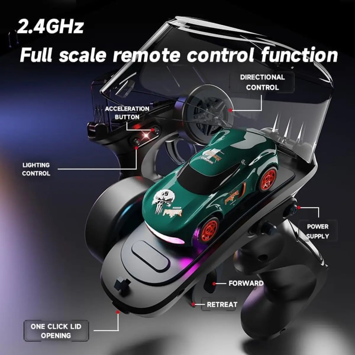 Mini desktop drift RC car 1/64 scale 4WD micro racing car Pakistan
