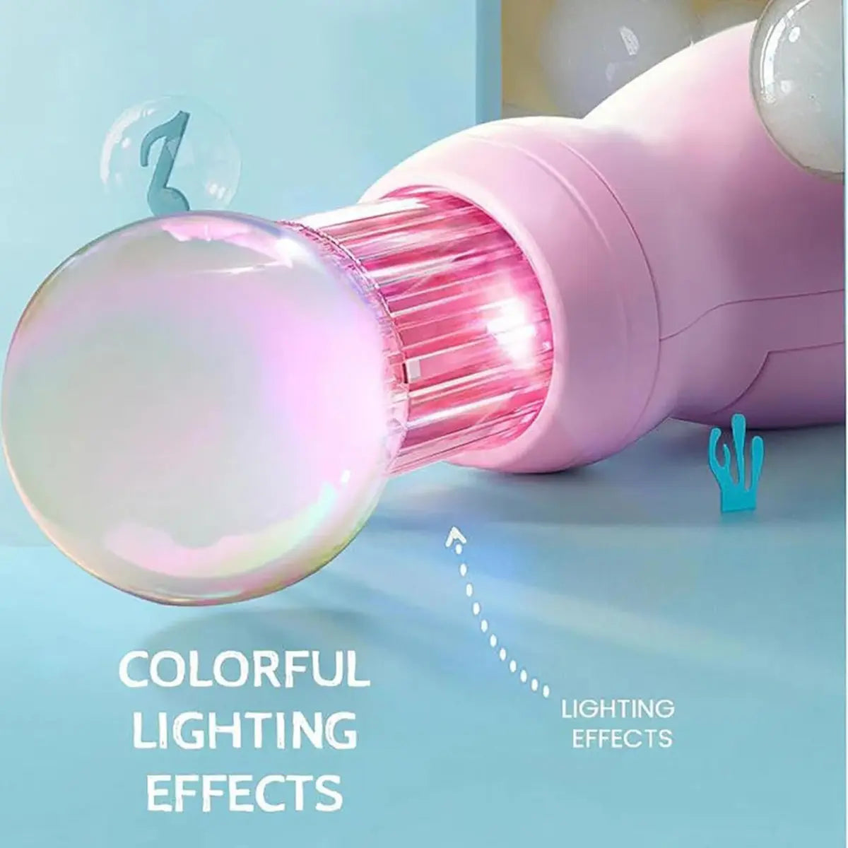 Magic Fog Bubble Wand – Colorful Smoke Bubble Machine Toy for Kids