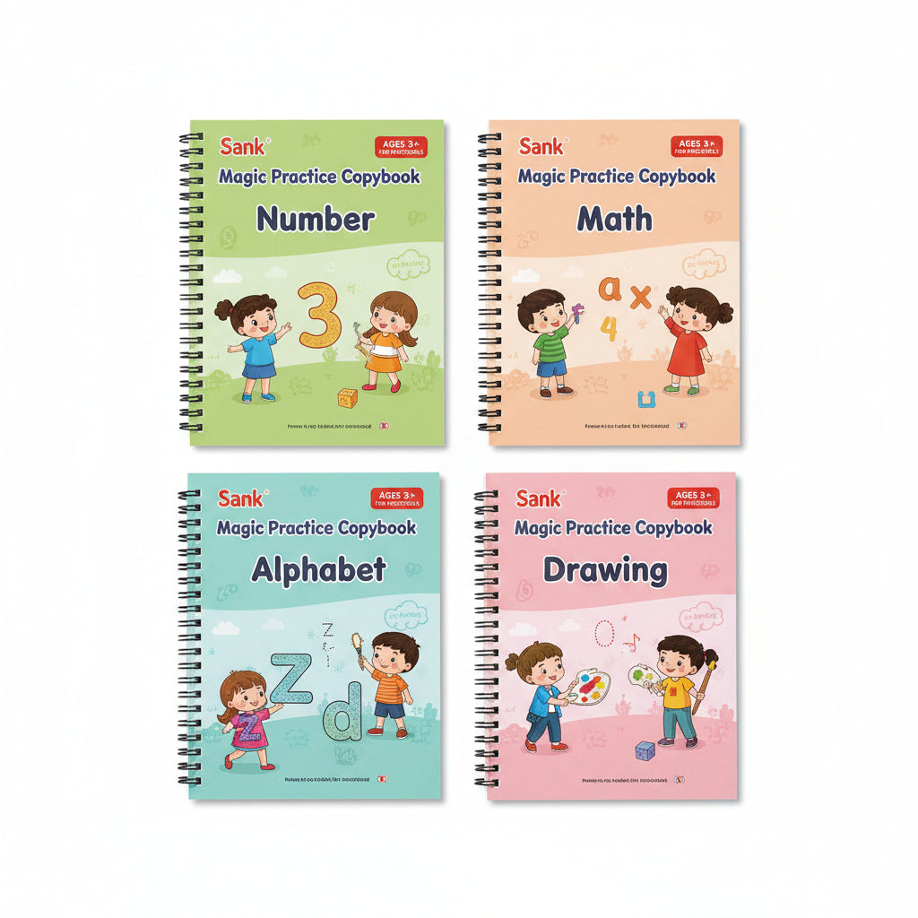Magic Practice Copybook (Set Of 4)