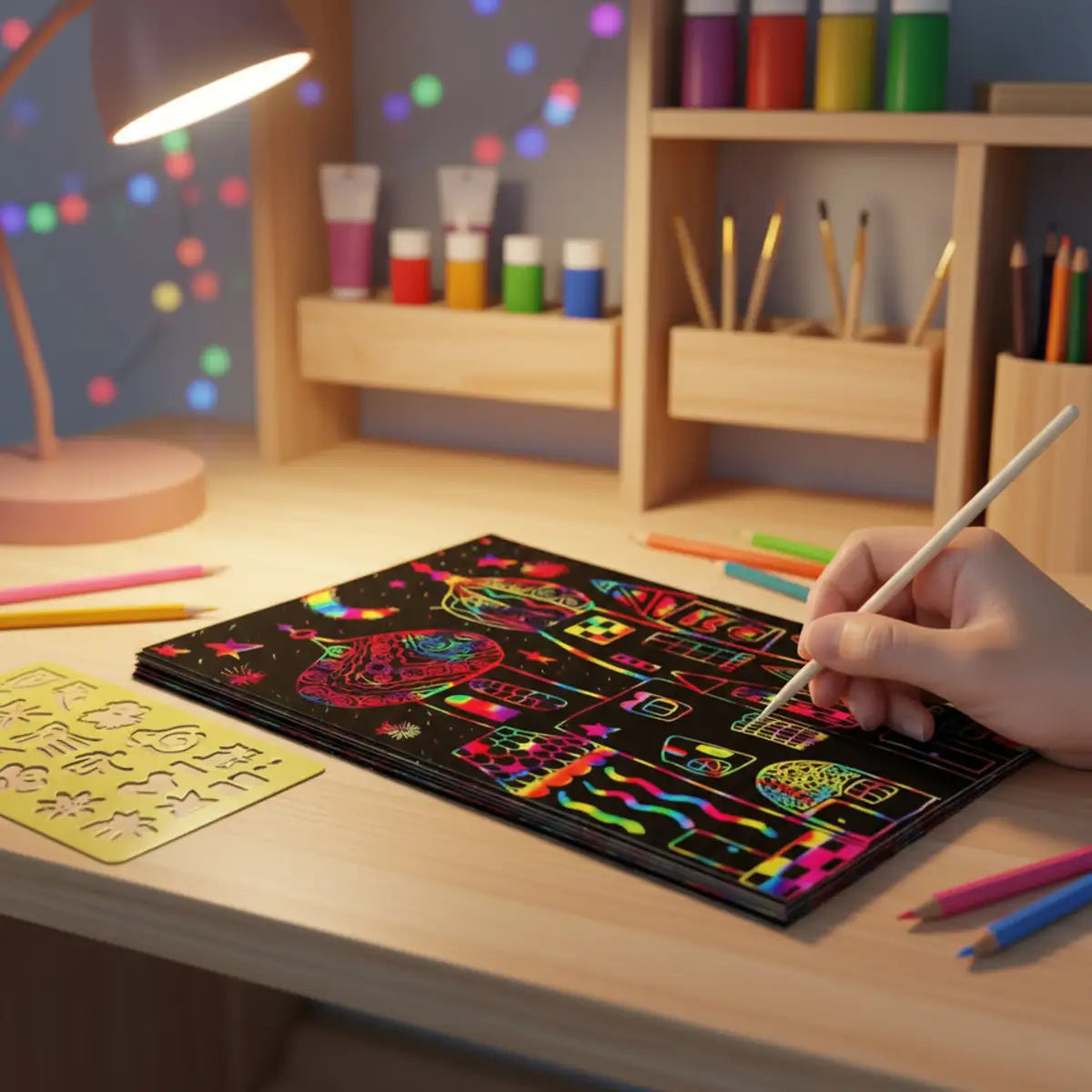 Magic Scratch Art Notebook Set for Kids (E-0014)