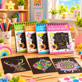 Magic Scratch Art Notebook Set for Kids (E-0014)