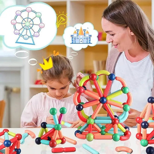Magnetic Building Blocks Educational Toy - Toynix