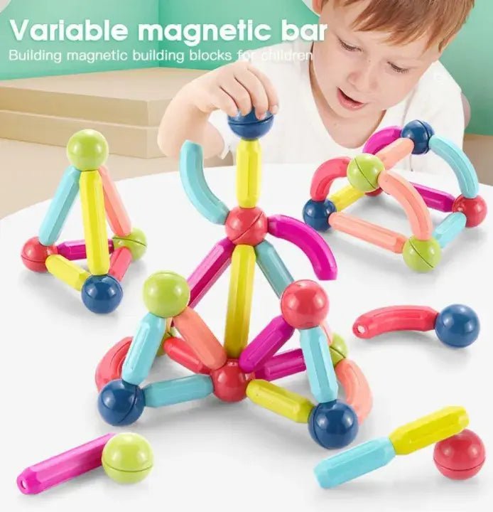 Magnetic Building Blocks Educational Toy - Toynix