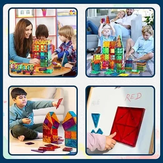 20 Pcs Tiles Magnetic Building Blocks for Kids (FK9808)