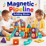 Magnetic Pipeline Building Blocks for Kids