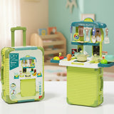 Green Large Kitchen Play Set for Kids (678-631A)