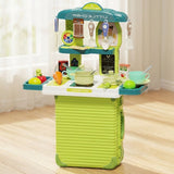 Green Large Kitchen Play Set for Kids (678-631A)