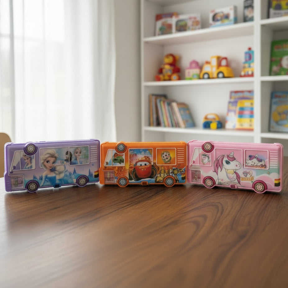 MultiFunctional Magnetic Pencil Box For Kids (JH-990)