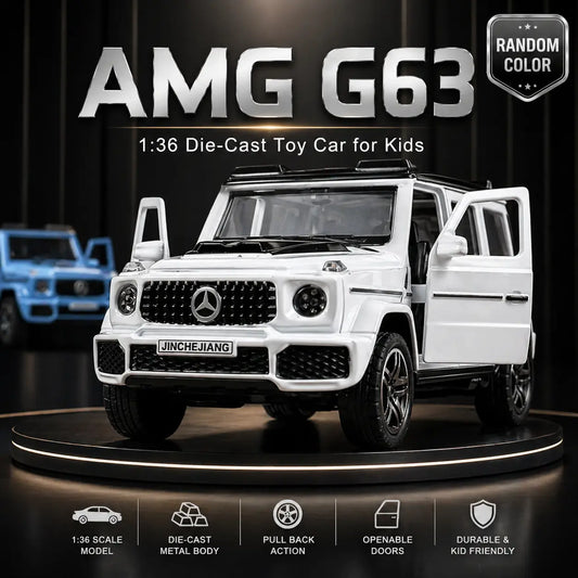 Mercedes AMG G63 1:36 Premium Die-Cast Metal Pull-Back Car Random Color