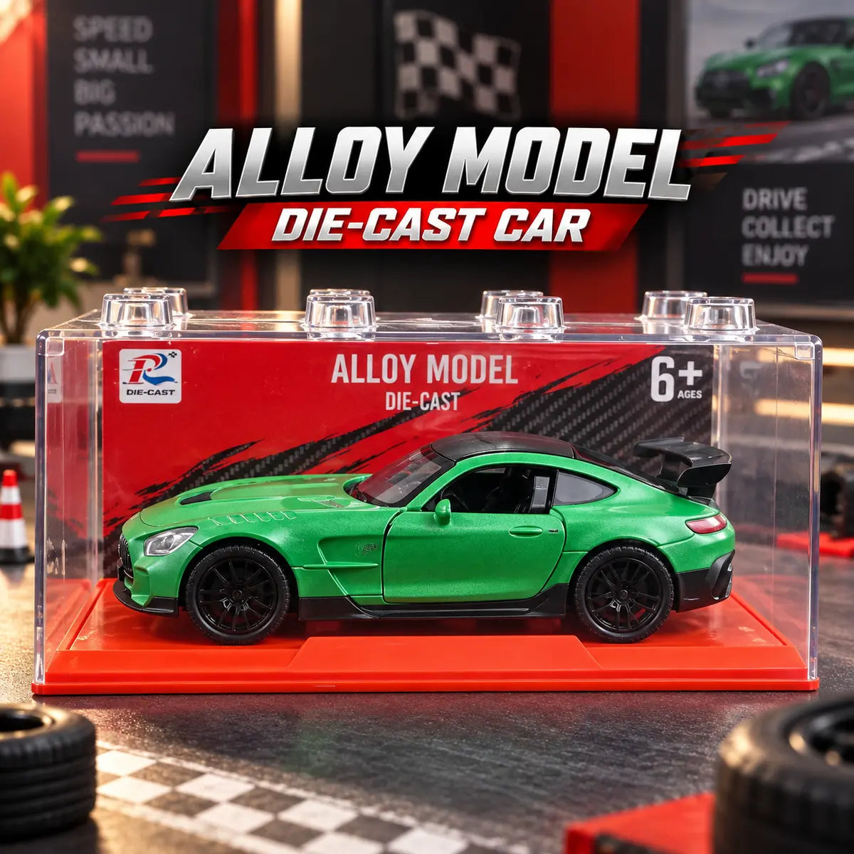 Mercedes AMG GTR Premium 1:36 Die-Cast (Random Color | W36888)