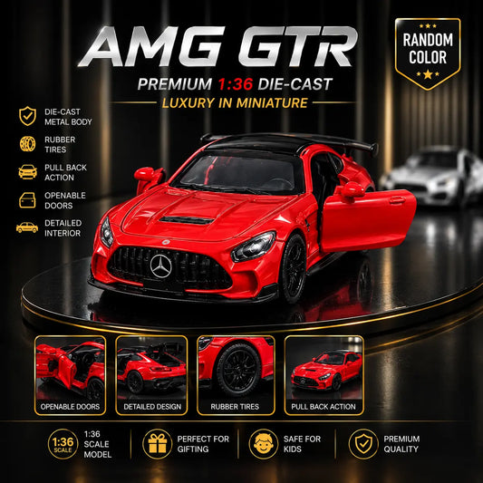 Mercedes AMG GTR Premium 1:36 Die-Cast (Random Color | W36888)