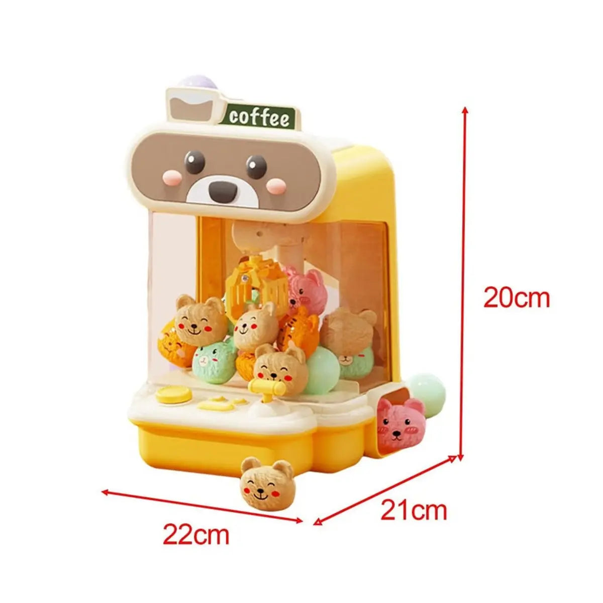 Mini Coffee Bear Claw Machine for Kids (LC-002)